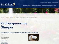 Foto von Evangelische Kirchengemeinde Bad Dürrheim-Öfingen