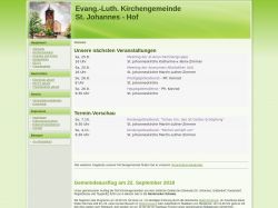 Foto von Evang.-Luth. Kirchengemeinde Hof - St. Johannes