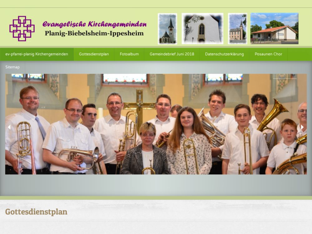 ⛪ Evangelische Kirchengemeinde Planig