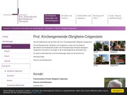 Foto von Protestantische Kirchengemeinde Obrigheim-Colgenstein